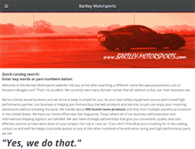 Tablet Screenshot of bartley-motorsports.com